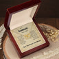 To My Soulmate | I Love You, Forever & Always - Interlocking Hearts necklace