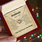 To My Soulmate | I Love You, Forever & Always - Interlocking Hearts necklace