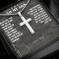 To My Son | I Will Always Love You - Stainless Steel Cross Necklace