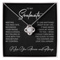 To My Soulmate | I Love You, Forever & Always - Love Knot Necklace